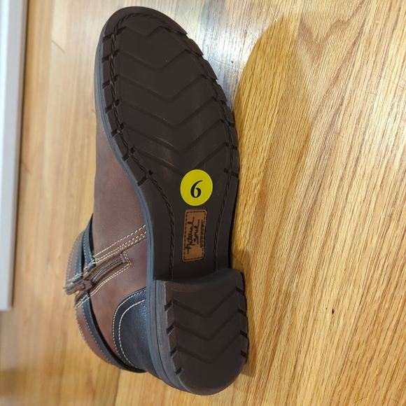 Natural Soul brand Women's ankle boots Brown Size 9 - Picture 2 of 4